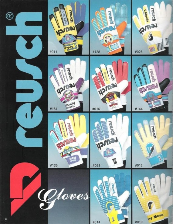 Reusch goalkeeper gloves from the 90s